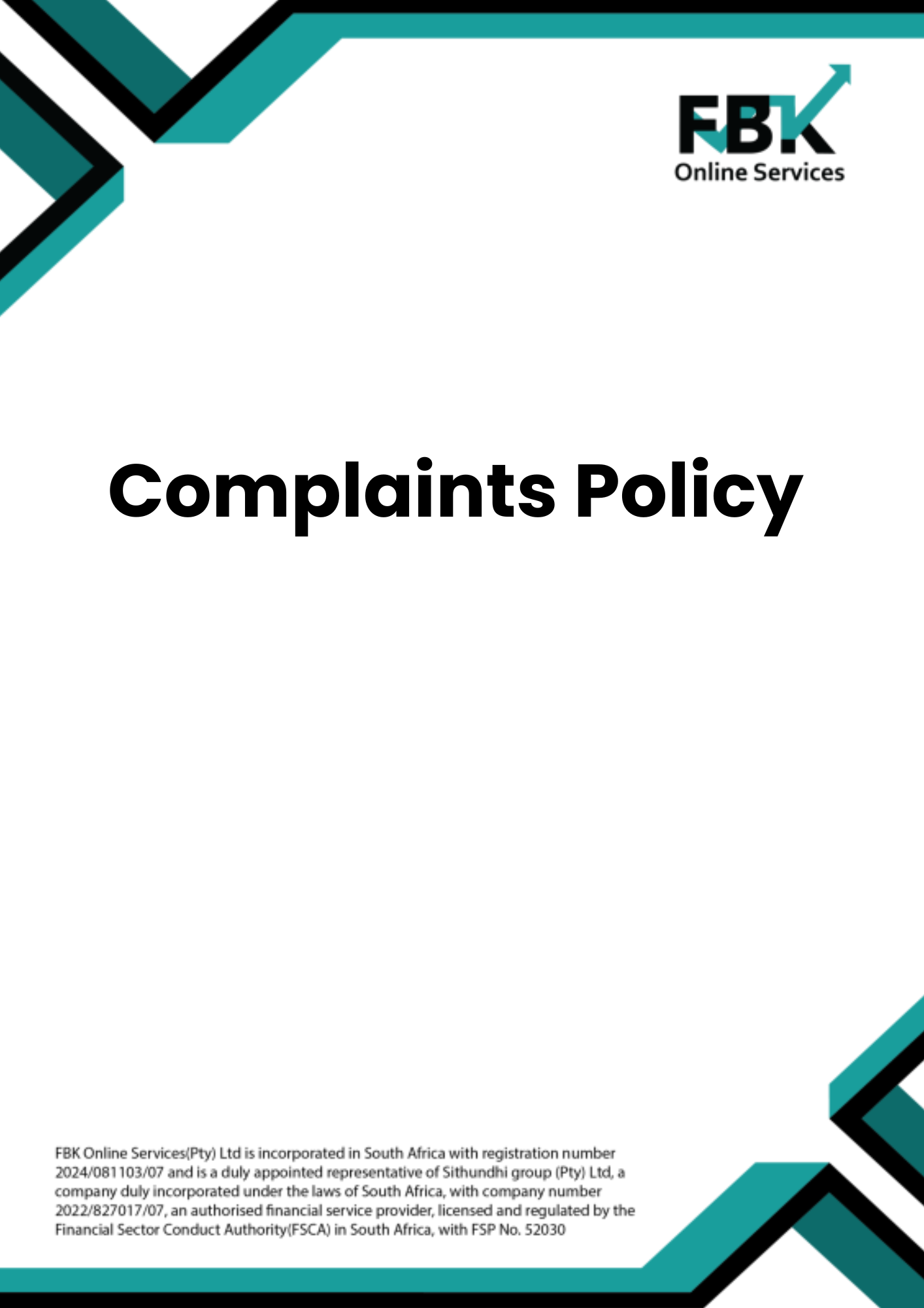 Complaints Policy