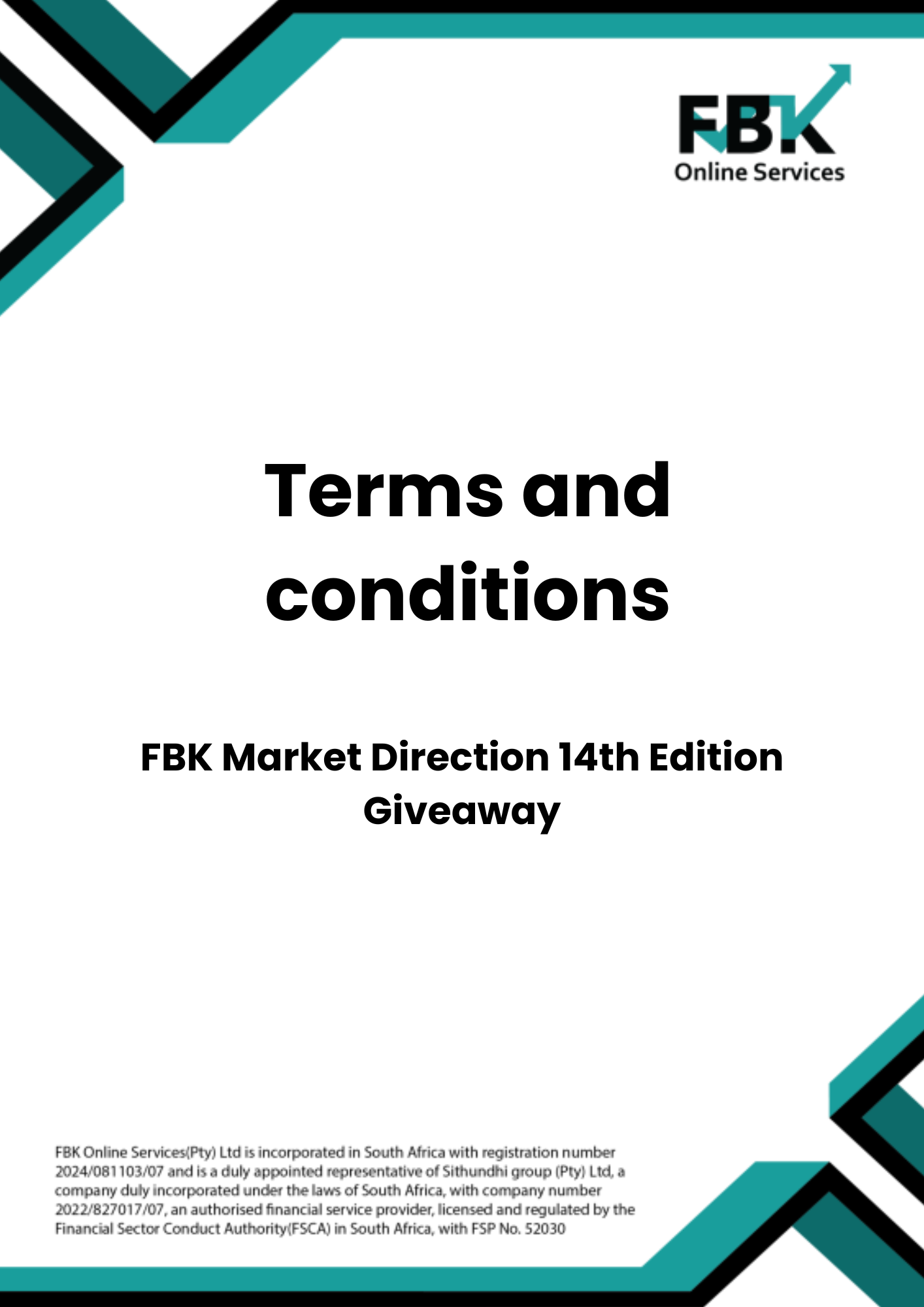 Giveaway terms & conditions